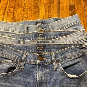 JCrew Flex Men’s Denim 3 pairs/ 1 price!!